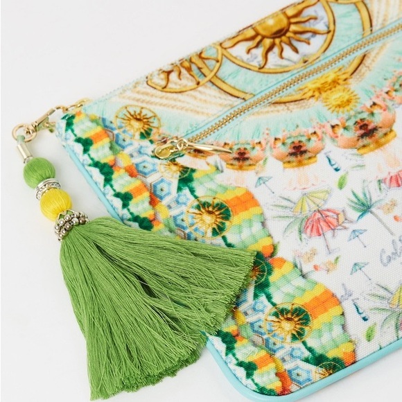 Camilla Small Canvas Clutch Sundowners - Picture 5 of 10